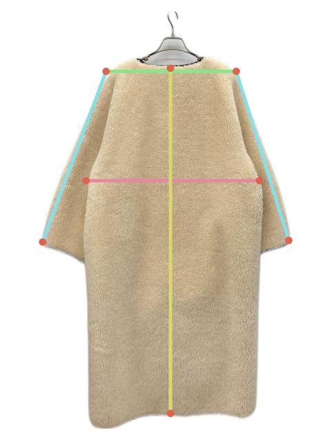 中古・古着通販】AKTE (アクテ) ボアコート アイボリー サイズ:F