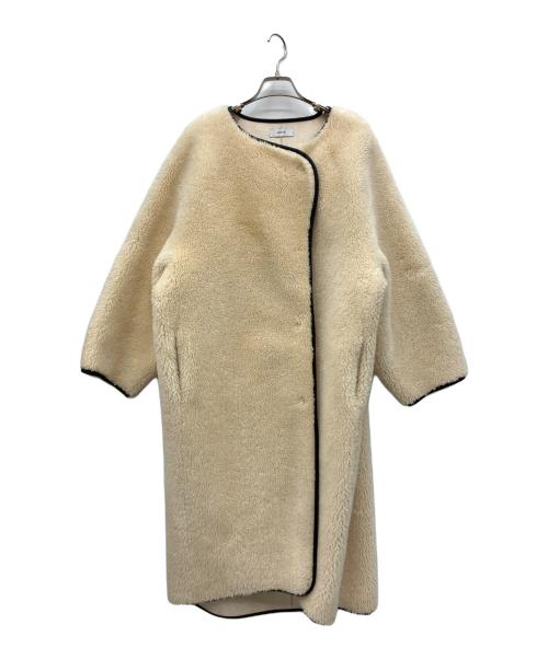 中古・古着通販】AKTE (アクテ) ボアコート アイボリー サイズ:F