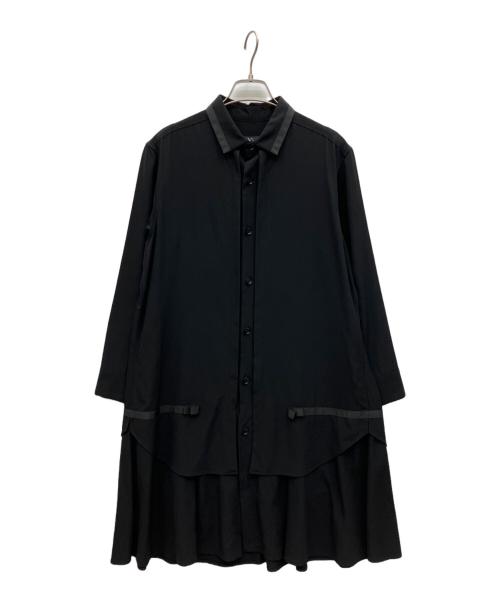 中古・古着通販】Y's (ワイズ) 長袖ワンピース ブラック サイズ:無し
