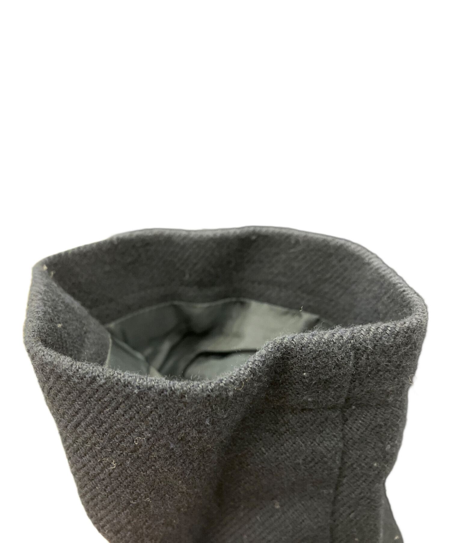 中古・古着通販】Y's (ワイズ) ノーカラーコート ネイビー サイズ:S