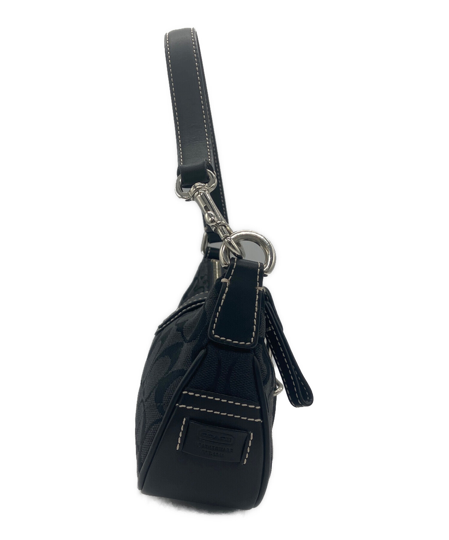 希少【未使用タグ付】コーチ　ハンドバッグ　ポーチ　シグネチャー　7027 希少【未使用タグ付】コーチ ハンドバッグ ポーチ シグネチャー 7027