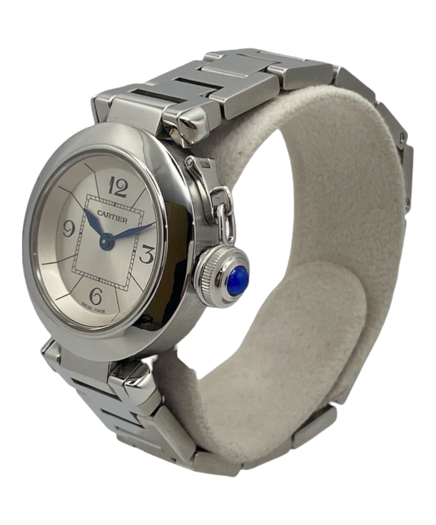 カルティエ Cartier ミスパシャ W3140007 腕時計 シルバー 中古・古着通販】Cartier (カルティエ) Miss Pasha ミスパシャ Ref