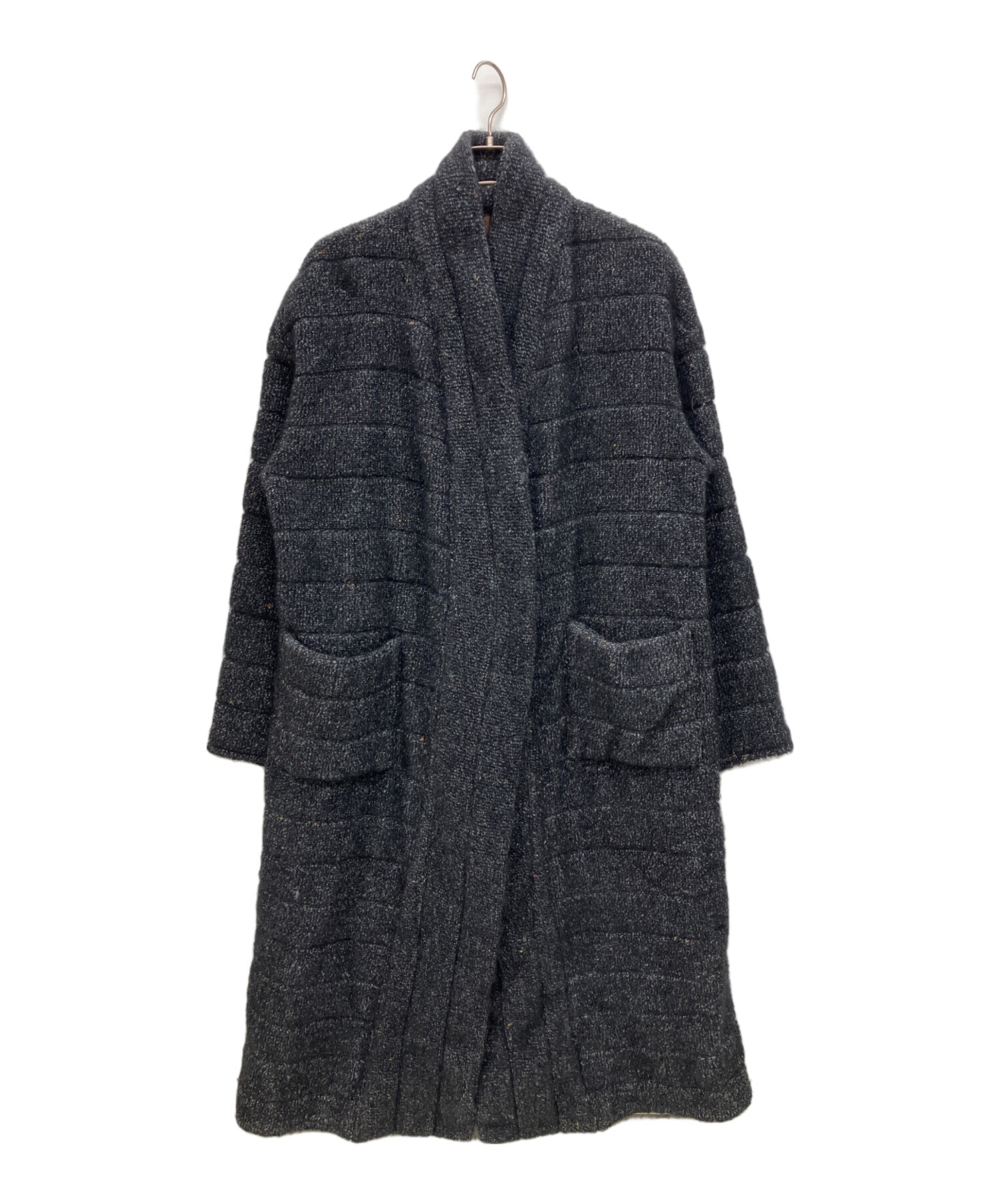 MISSONI ミッソーニ　総柄ウールロングコート　XL最高級　ヴィンテージ70 中古・古着通販】MISSONI (ミッソーニ) ウールコート グレー サイズ