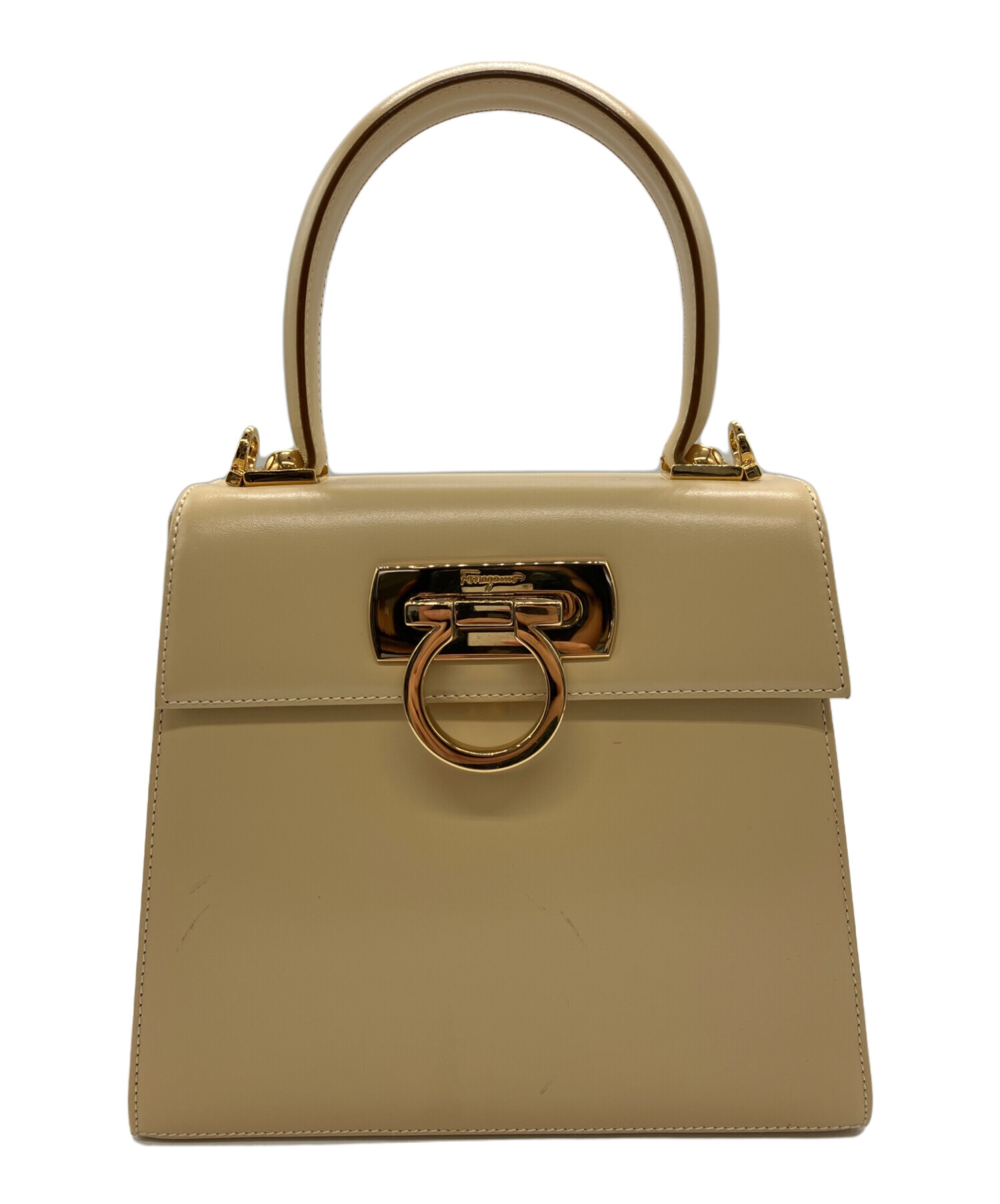 中古・古着通販】Ferragamo (フェラガモ) ガンチーニ金具 2WAYバッグ