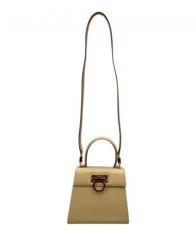中古・古着通販】Ferragamo (フェラガモ) ガンチーニ金具 2WAYバッグ