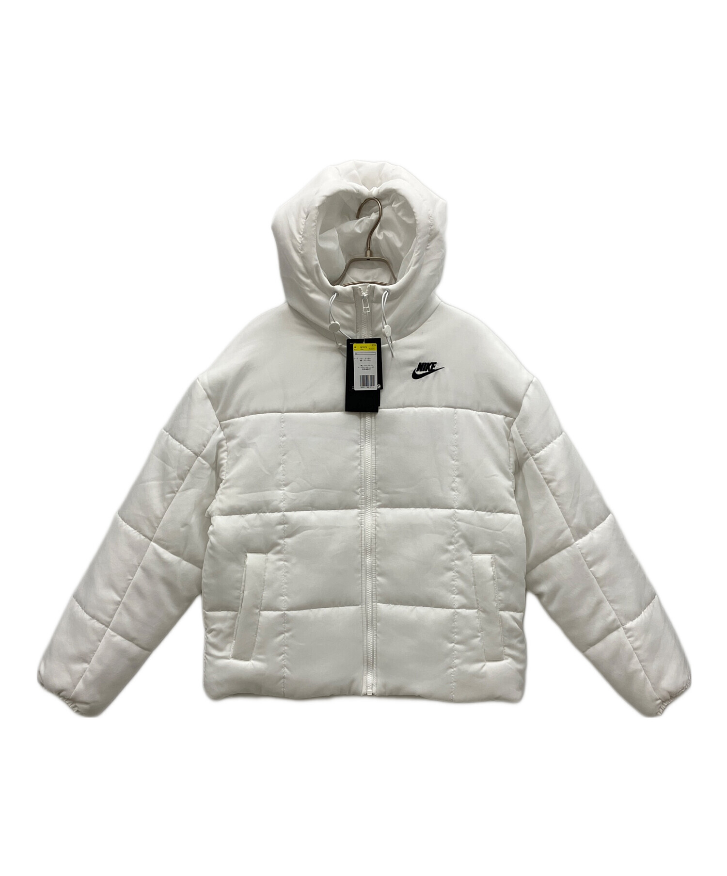 中古・古着通販】NIKE (ナイキ) 中綿ジャケット ホワイト サイズ:S 