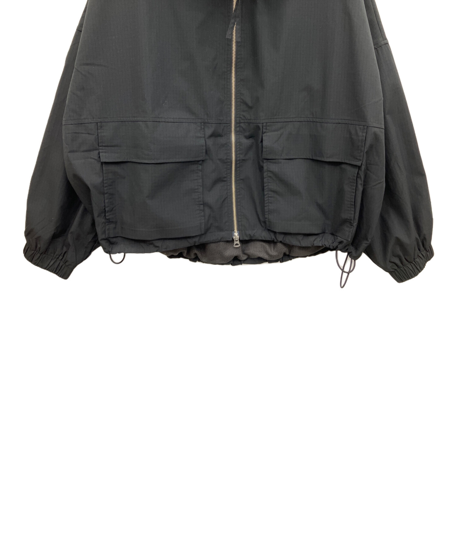 中古・古着通販】kha:ki (カーキ) スタンドカラージャケット ブラック