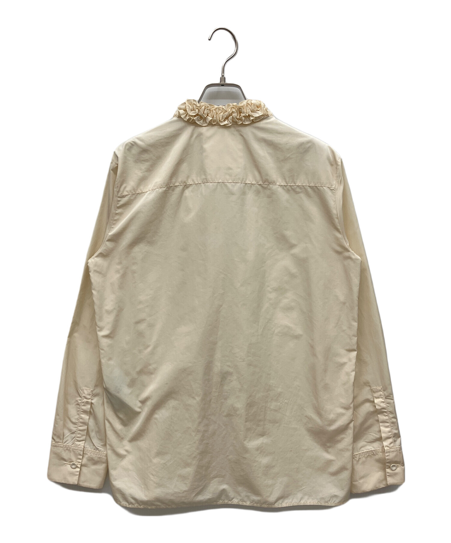 中古・古着通販】JIL SANDER (ジルサンダー) トリムブラウス ベージュ