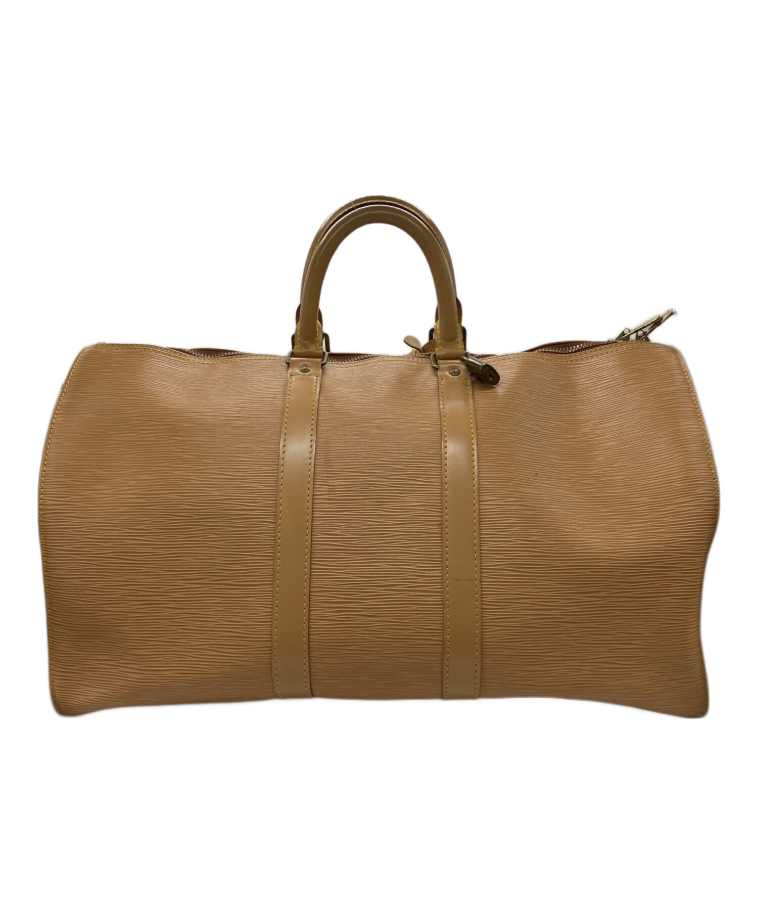 中古・古着通販】LOUIS VUITTON (ルイ ヴィトン) キーポル45 イエロー