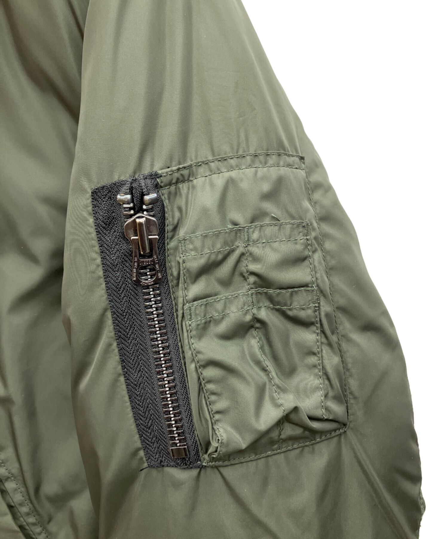 中古・古着通販】DIESEL (ディーゼル) N-2Bジャケット グリーン サイズ