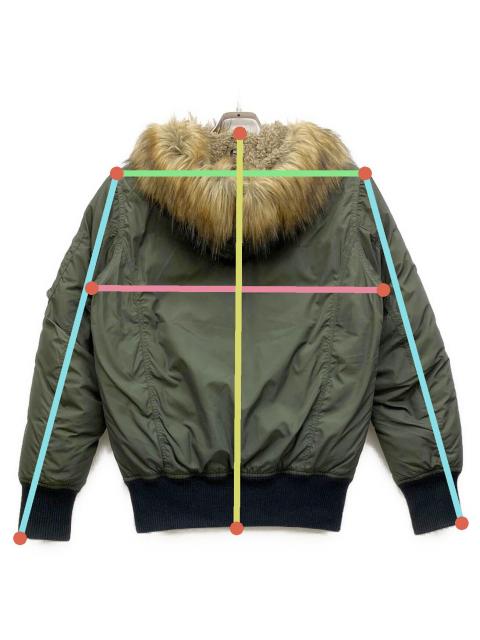 中古・古着通販】DIESEL (ディーゼル) N-2Bジャケット グリーン サイズ