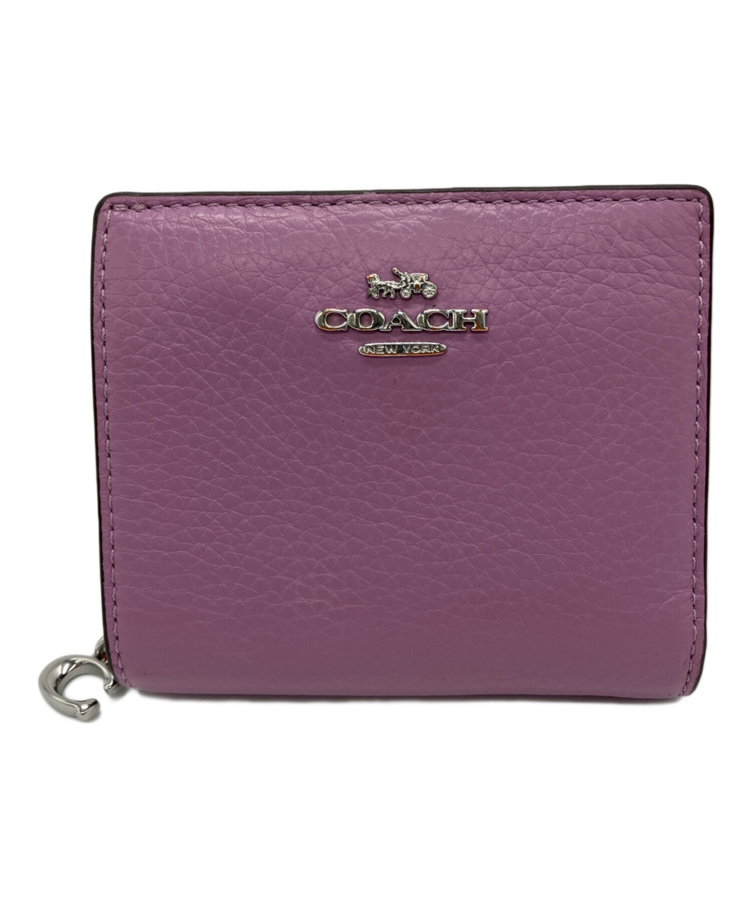 中古・古着通販】COACH (コーチ) 2つ折り財布 パープル｜ブランド