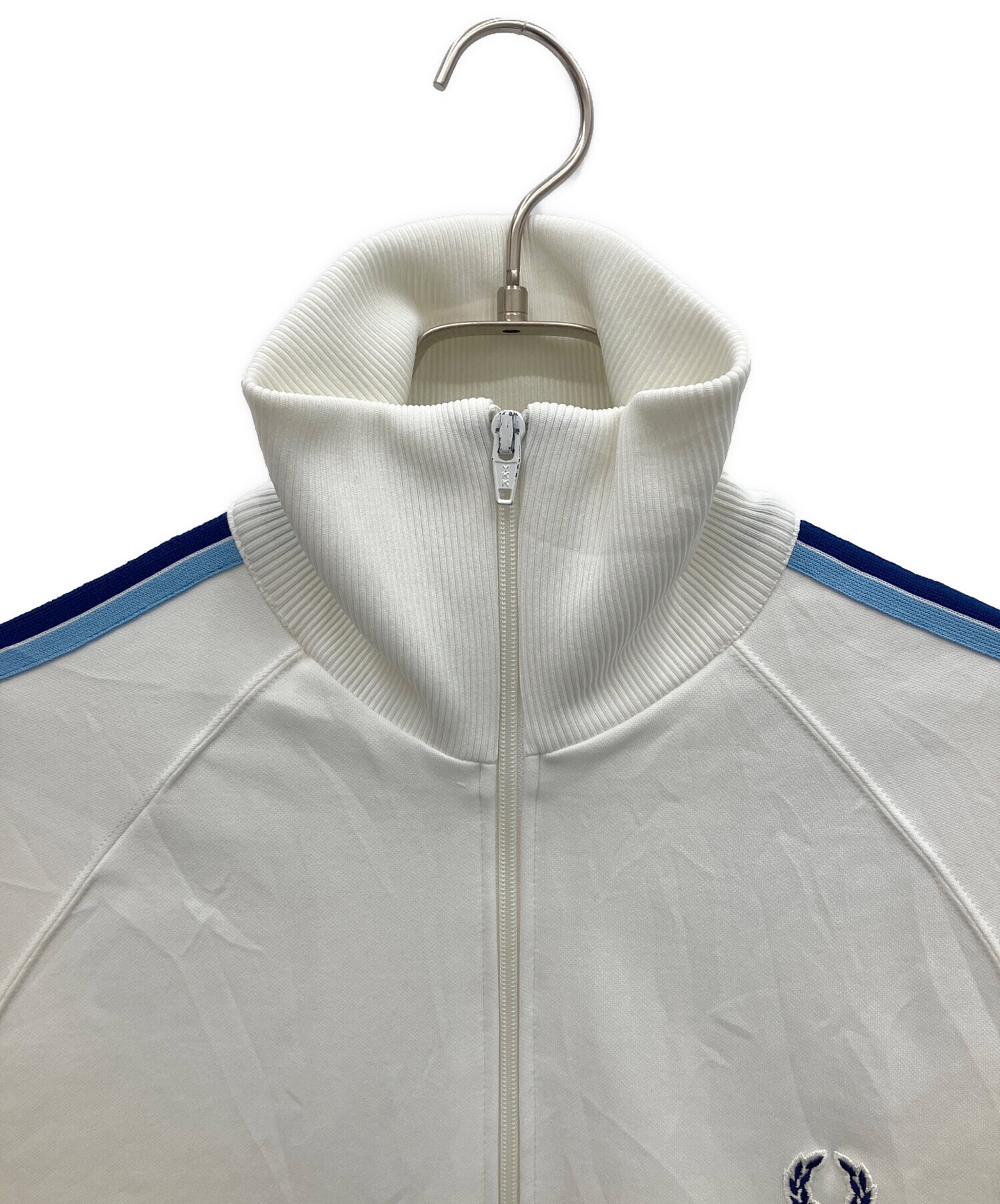 フレッドペリー トラックジャケット 青白 中古・古着通販】FRED PERRY (フレッドペリー) トラックジャケット