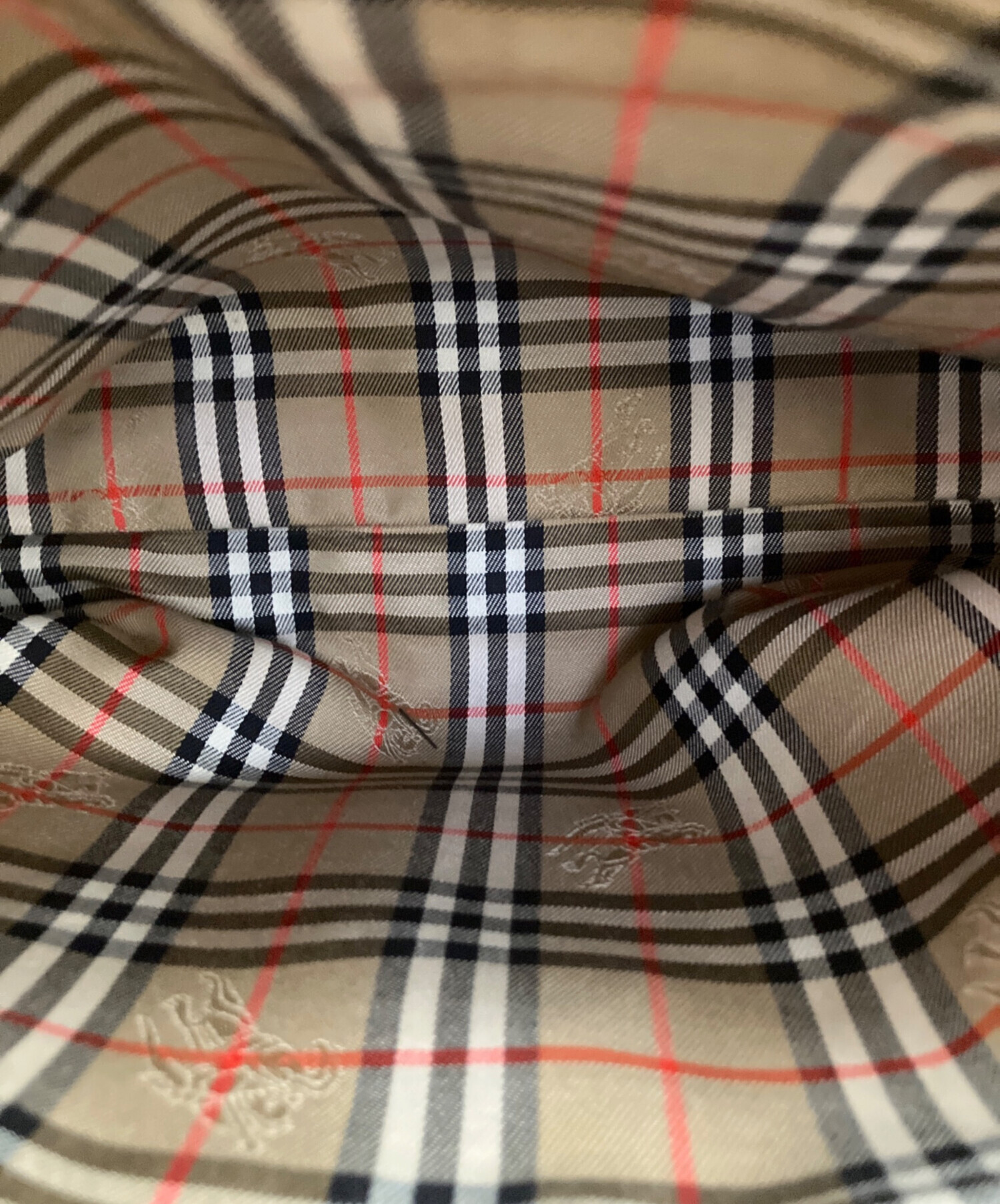 中古・古着通販】BURBERRY (バーバリー) ミニトートバッグ ブラウン 
