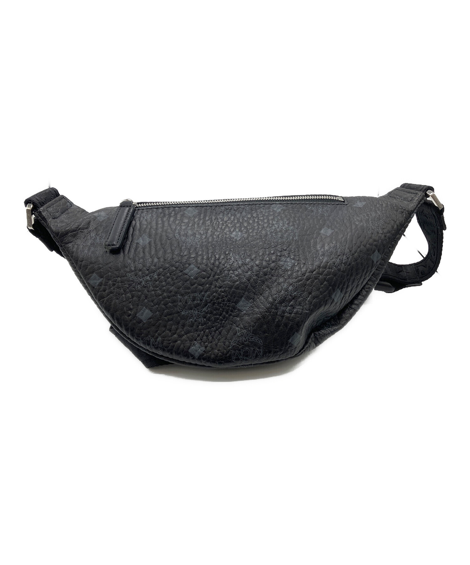 中古・古着通販】MCM (エムシーエム) ウエストバッグ ブラック