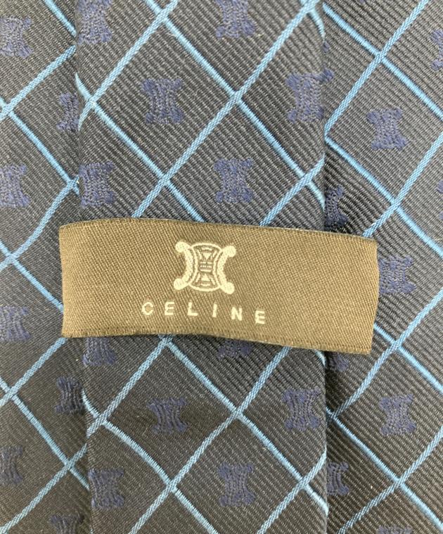 中古・古着通販】CELINE (セリーヌ) ネクタイ ネイビー サイズ:155cm