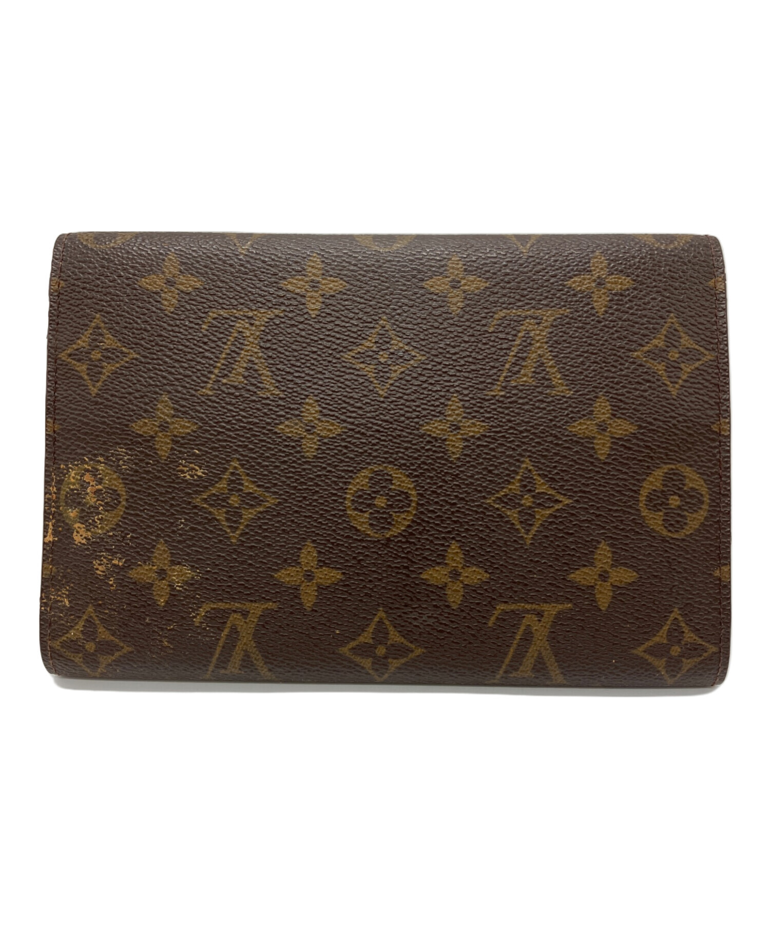 Louis Vuitton 三つ折り財布 ブラウン ffg 中古・古着通販】LOUIS VUITTON (ルイ ヴィトン) 3つ折り財布 ブラウン