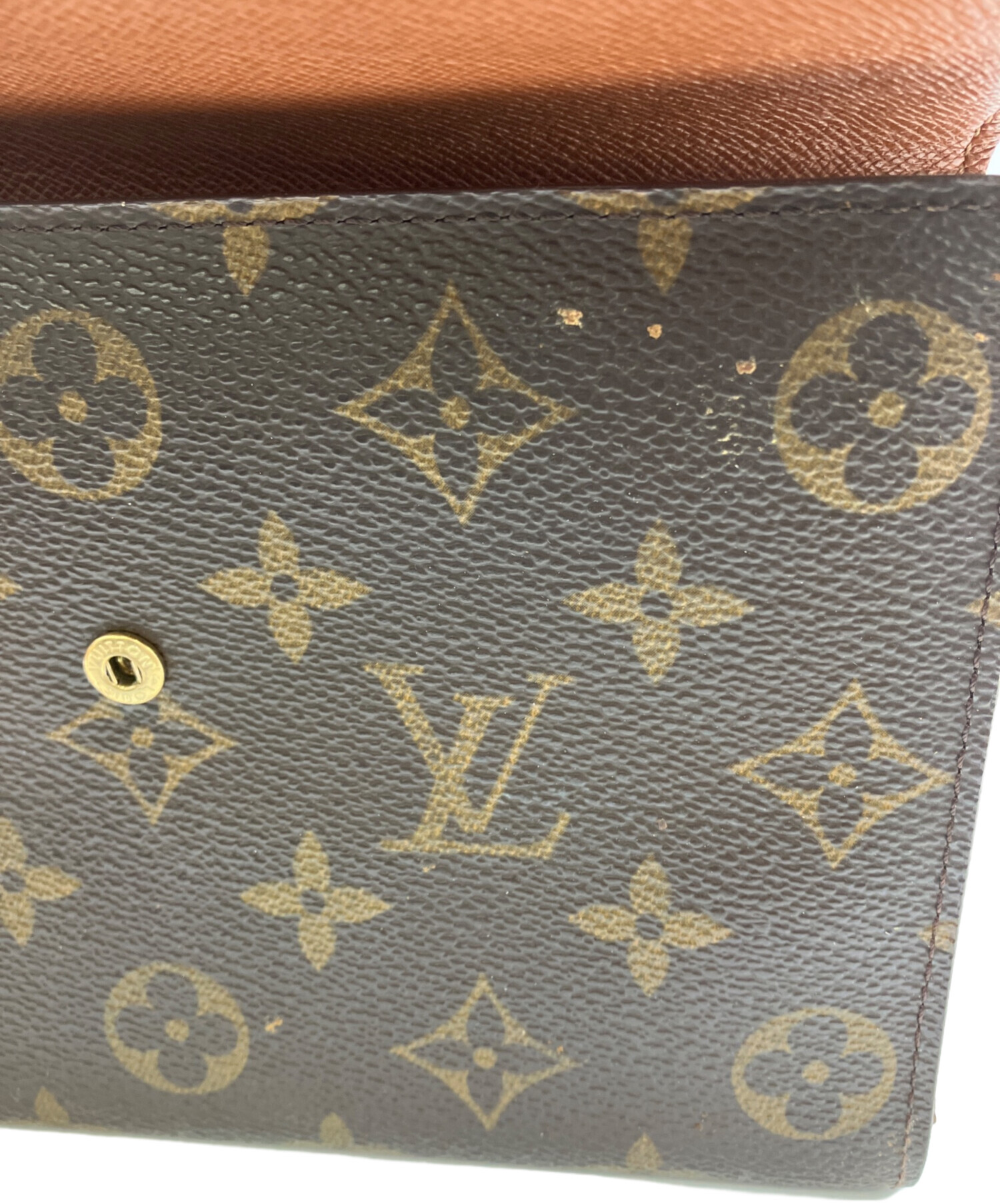 中古・古着通販】LOUIS VUITTON (ルイ ヴィトン) 3つ折り財布 ブラウン