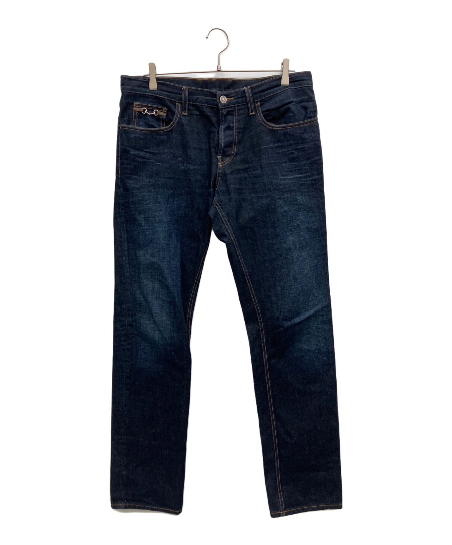 中古・古着通販】GUCCI (グッチ) デニムパンツ インディゴ サイズ:48 