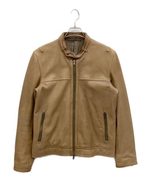 未使用 TOMORROWLAND ラムレザー シングルライダース 36 中古・古着通販】TOMORROW LAND (トゥモローランド) シングル