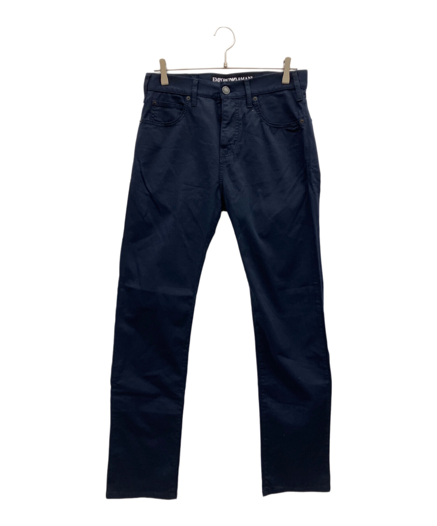 EMPORIO ARMANI ダークネイビー パンツ 10A 【公式通販】