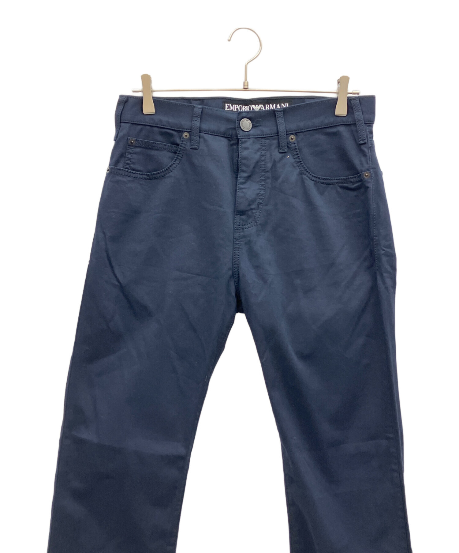 EMPORIO ARMANI ダークネイビー　パンツ 10A EMPORIO ARMANI ダークネイビー パンツ 10A 【公式通販】