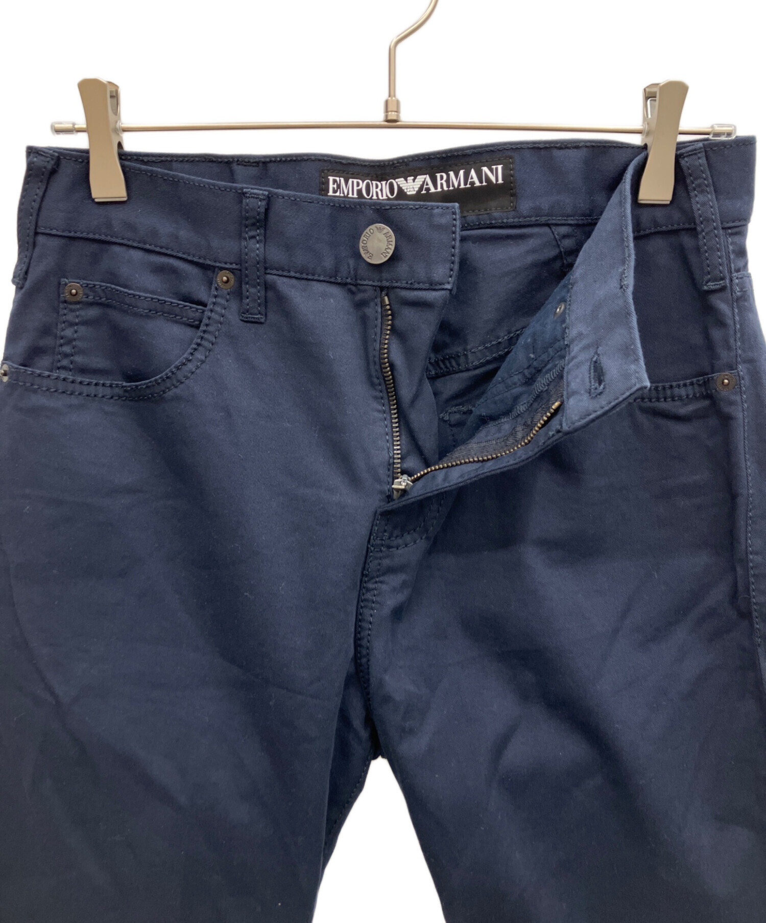 【美品】エンポリオアルマーニ　カーゴテーパードパンツ　2プリーツ　濃紺　近年式 中古・古着通販】EMPORIO ARMANI (エンポリオ アルマーニ) パンツ