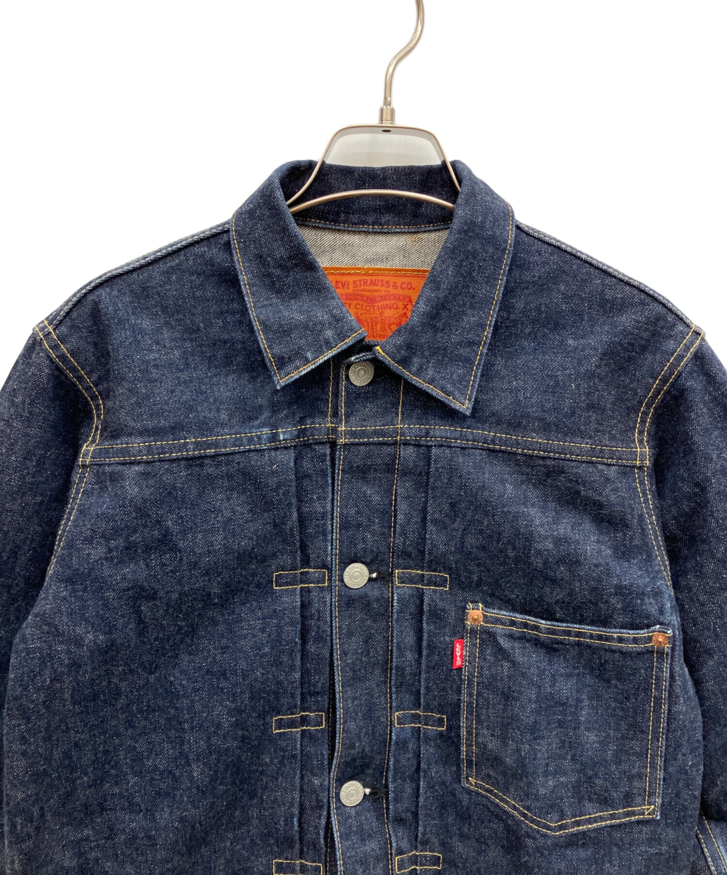 中古・古着通販】LEVI'S (リーバイス) 506デニムジャケット インディゴ