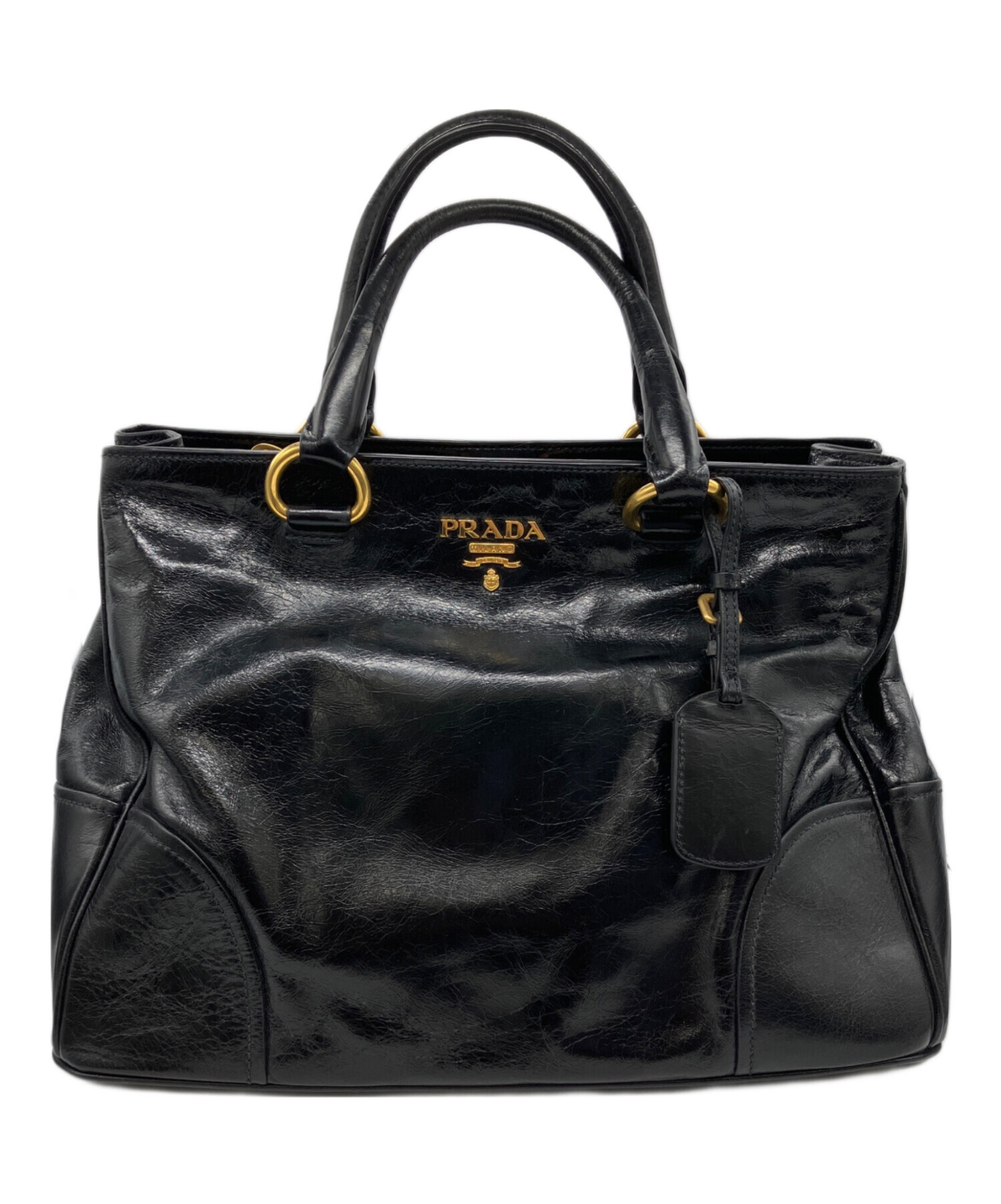 良品✨】PRADA プラダ 2way VITELLO SHINE レザー 【公式通販】