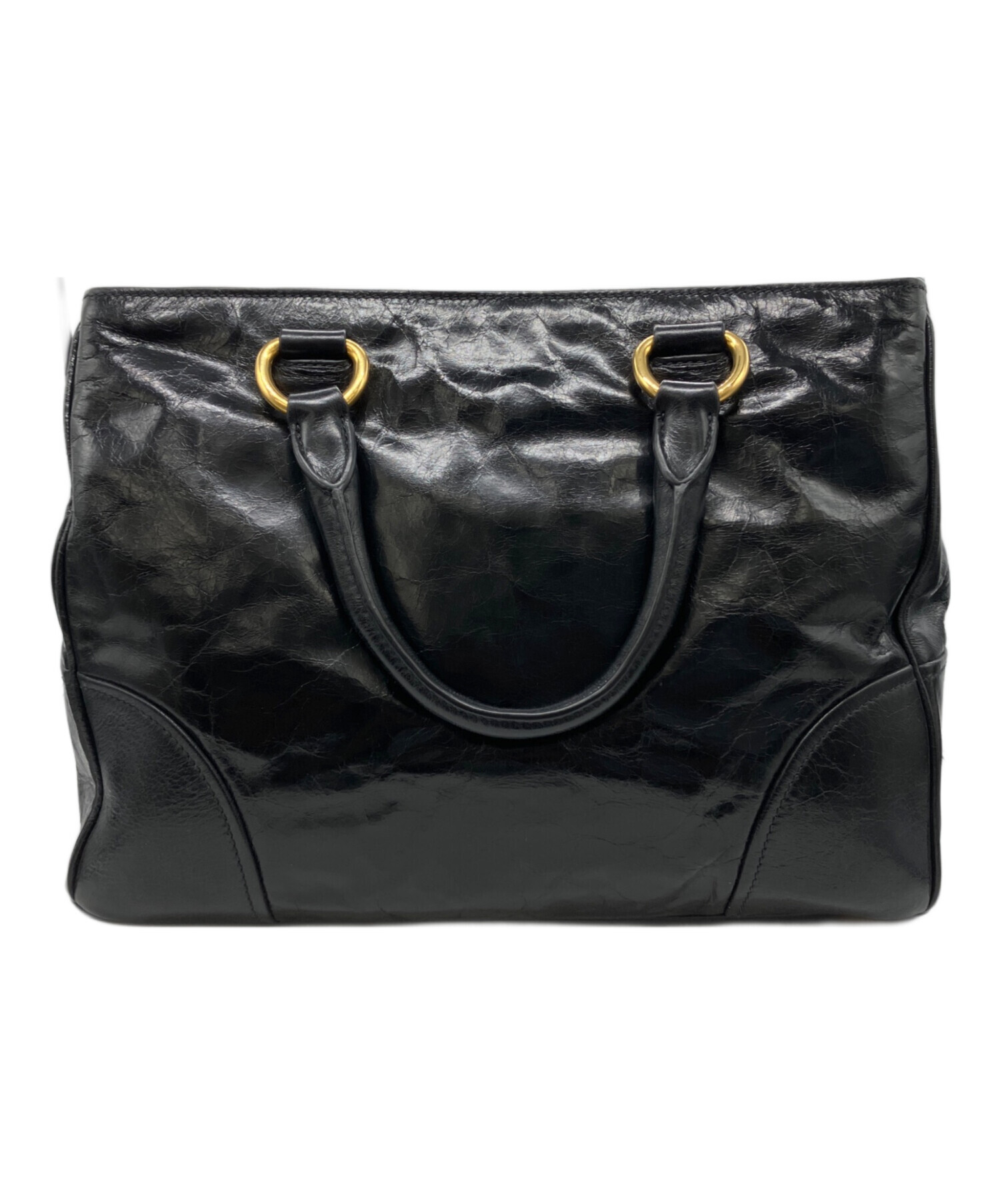中古・古着通販】PRADA (プラダ) VITELLO SHINE レザートートバッグ 