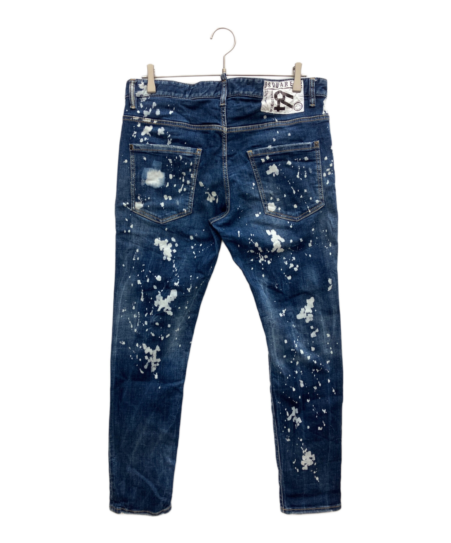 極美品DSQUARED2ペイントスプラッシュデザイン デニム 中古・古着通販】DSQUARED2 (ディースクエアード) ペイント加工