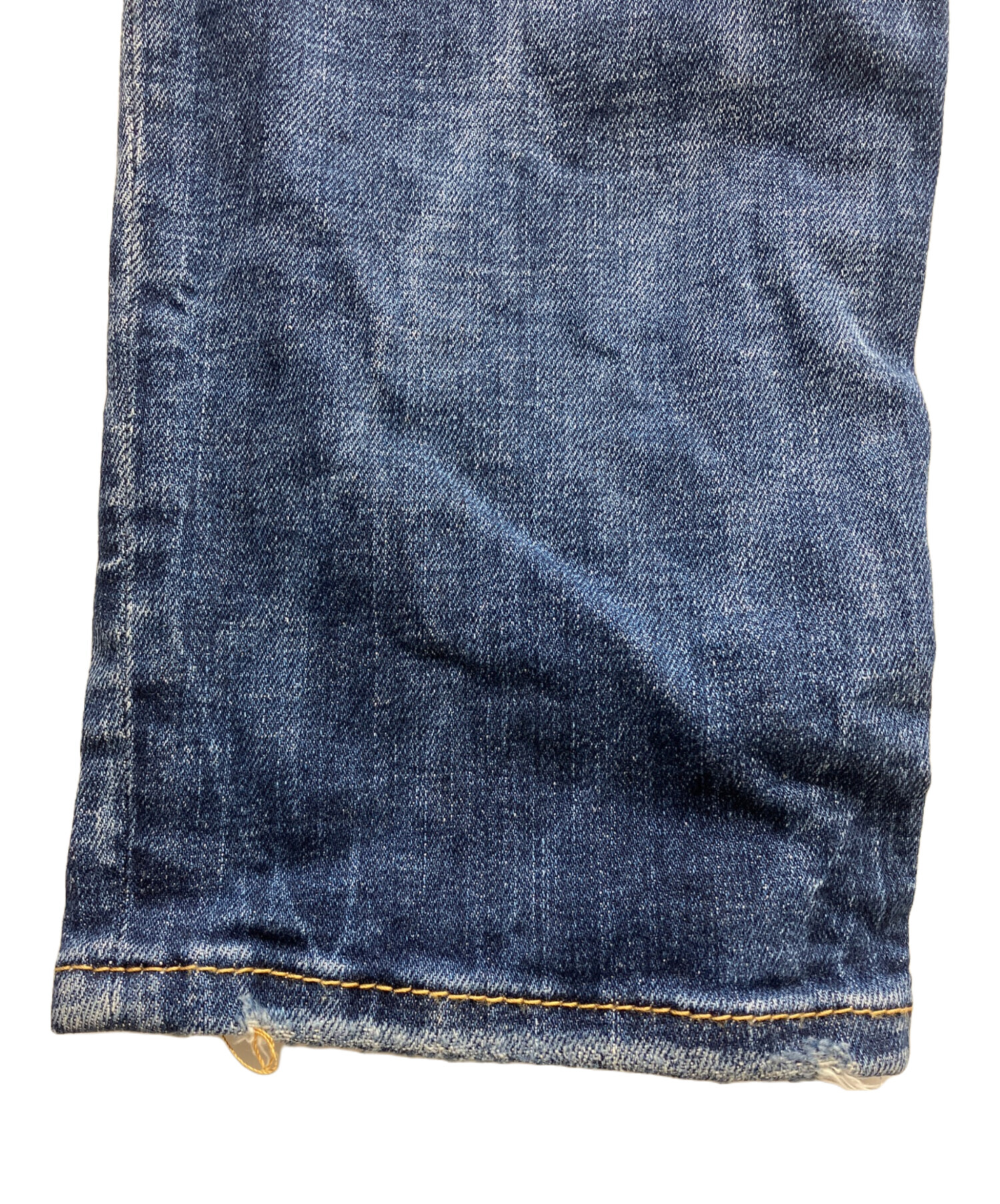 ディースクエアード　22AW パッチワーク　クラッシュ　ペイント　加工　デニム 中古・古着通販】DSQUARED2 (ディースクエアード) ペイント加工