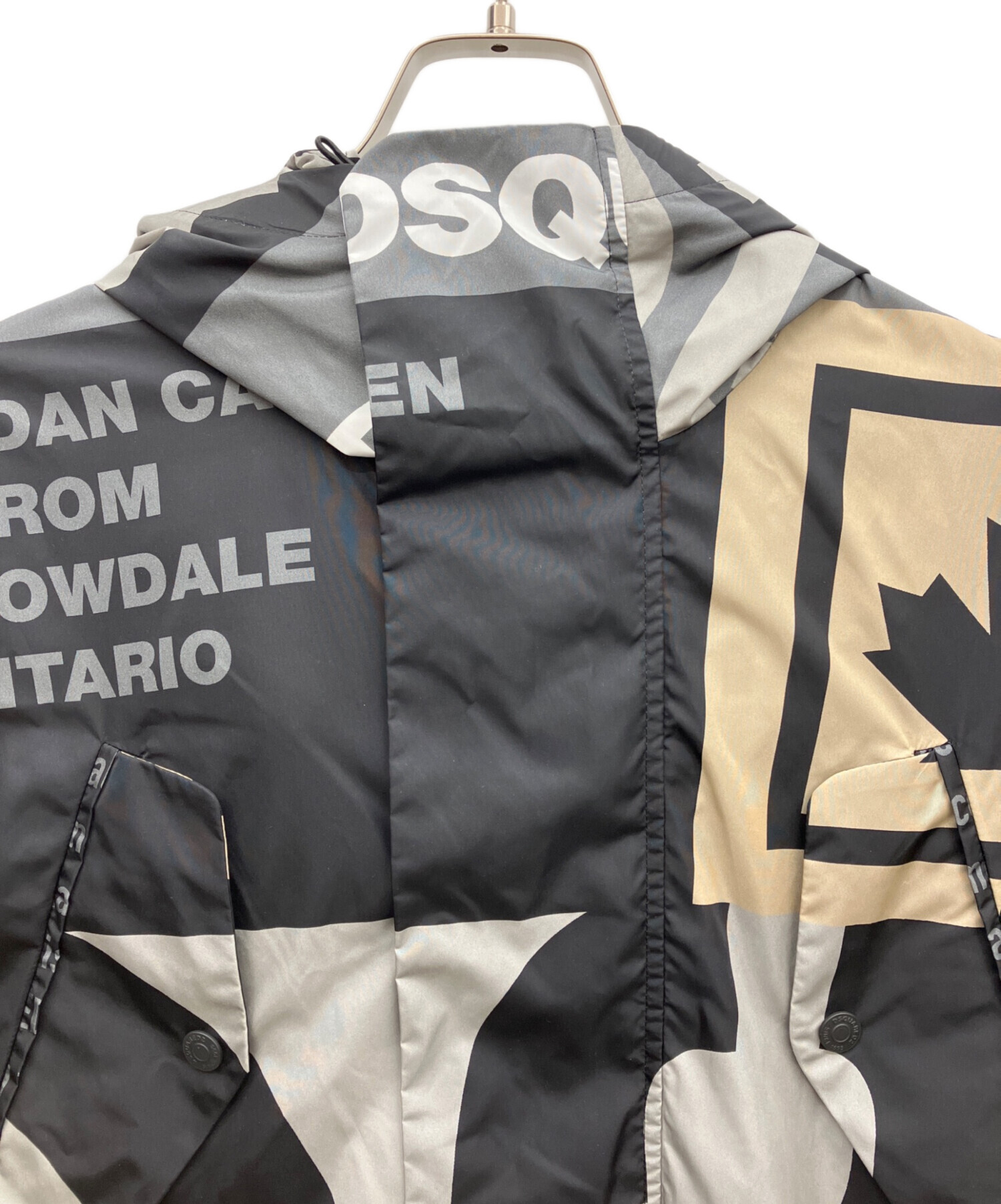 中古・古着通販】DSQUARED2 (ディースクエアード) GREY Coat with logo