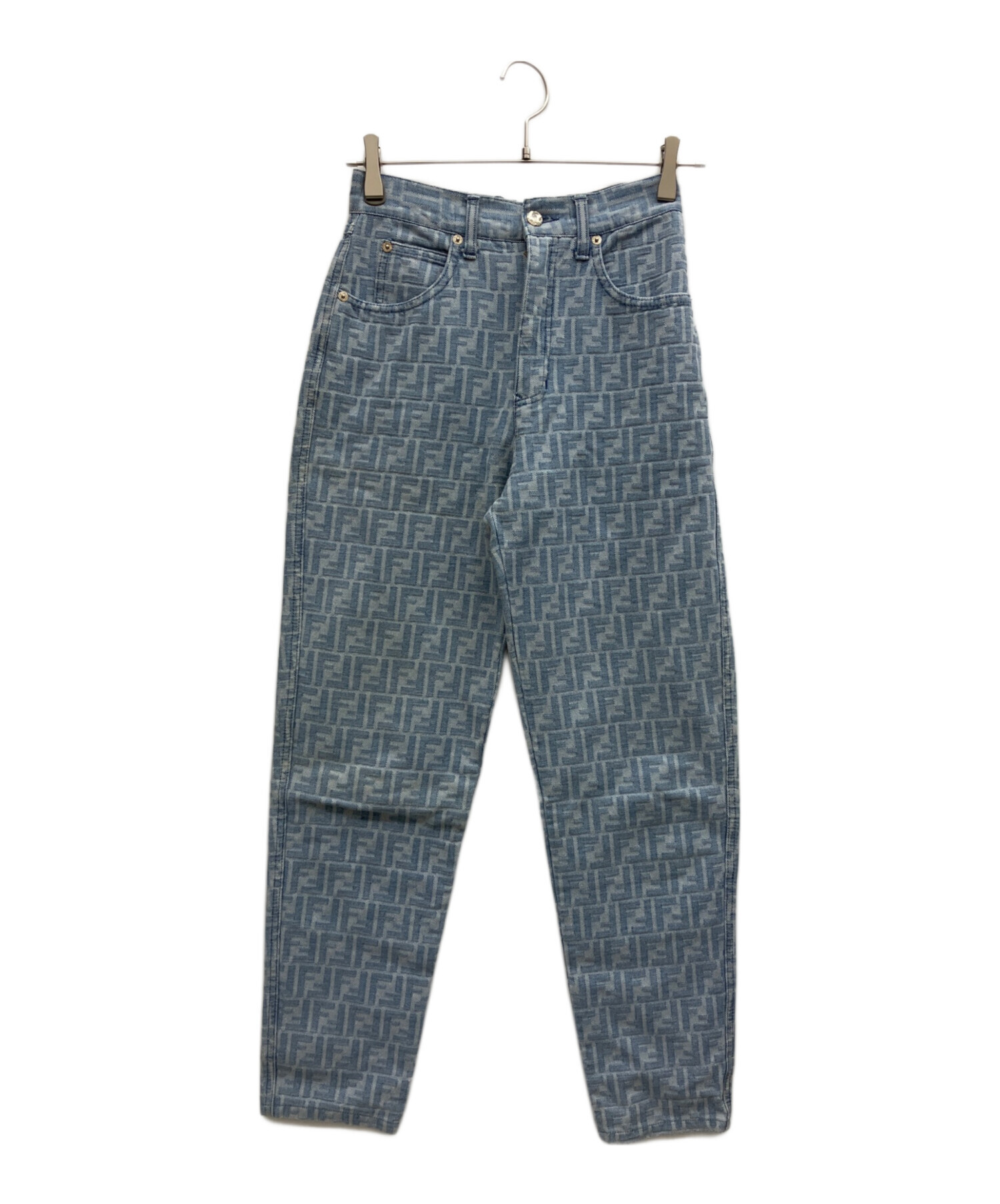 中古・古着通販】FENDI (フェンディ) デニムパンツ グレー サイズ:66
