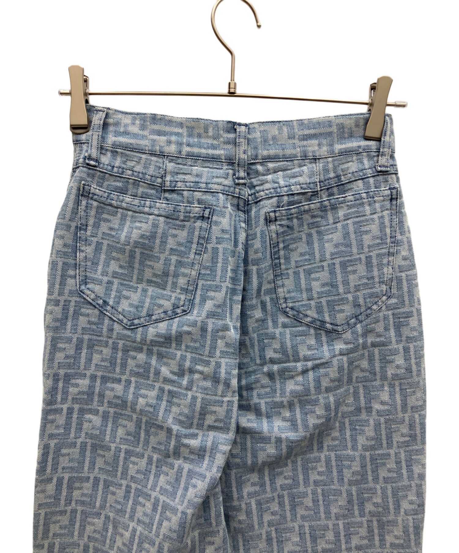 中古・古着通販】FENDI (フェンディ) デニムパンツ グレー サイズ:66