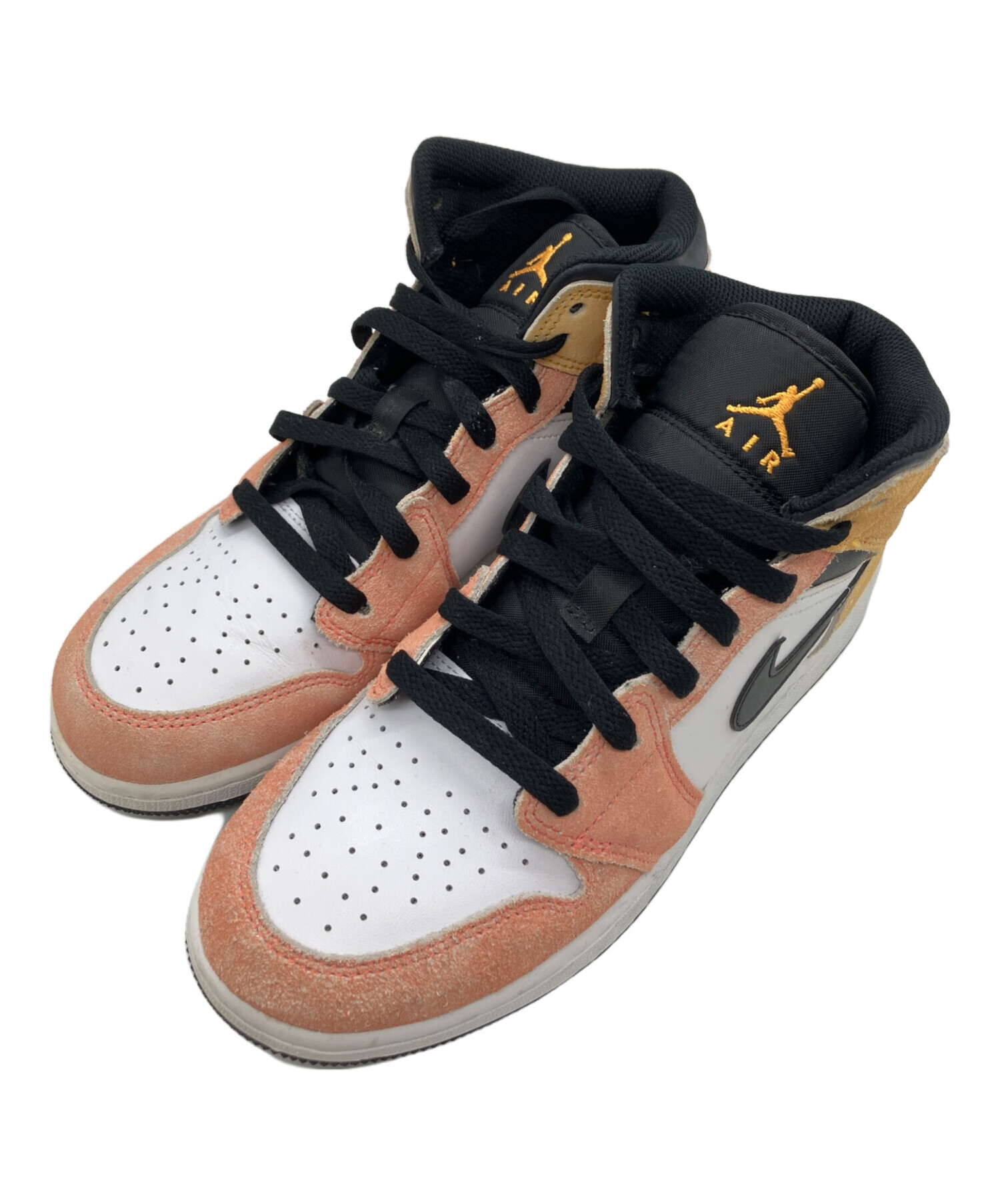 中古・古着通販】NIKE (ナイキ) ハイカットスニーカー オレンジ