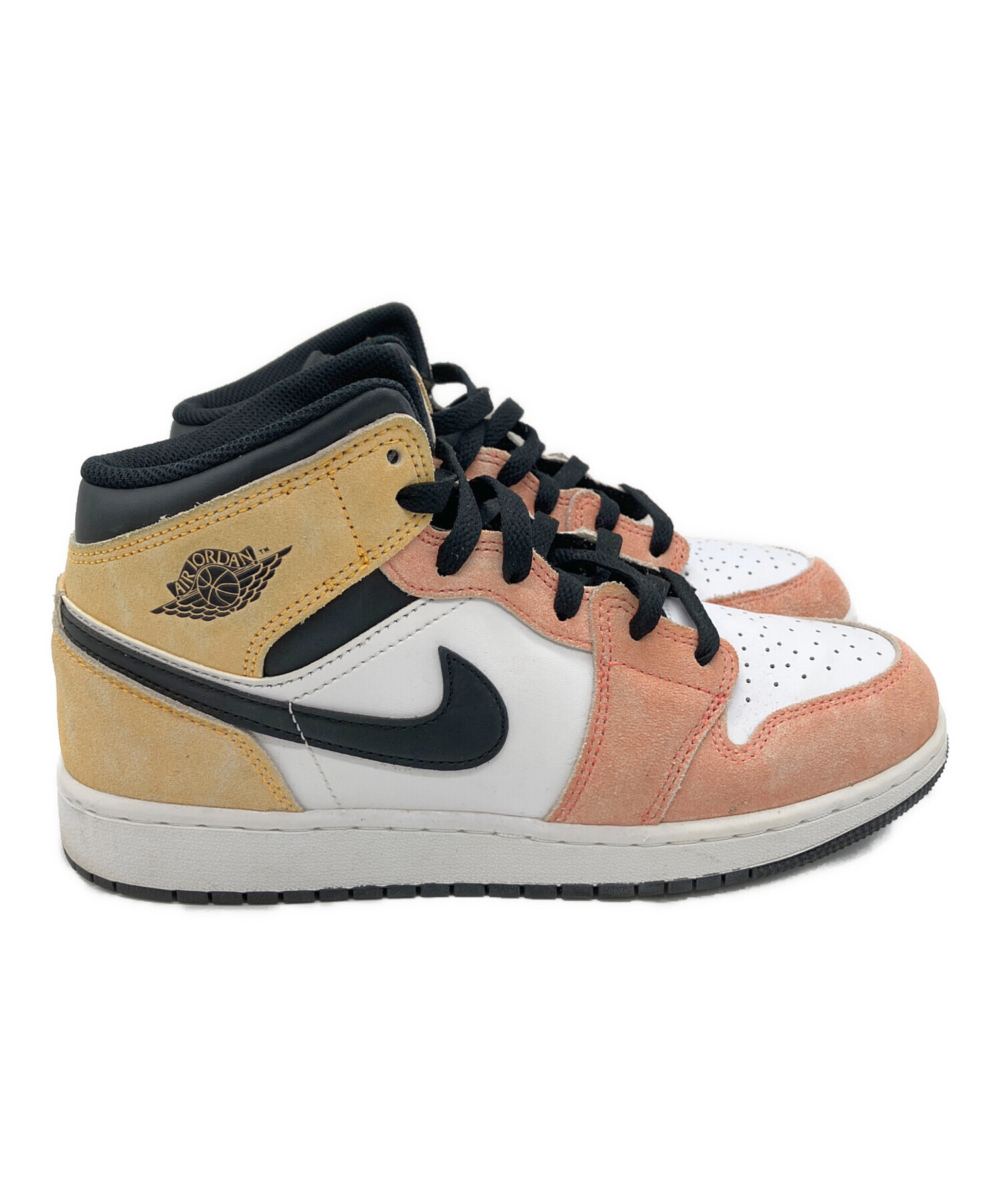 中古・古着通販】NIKE (ナイキ) ハイカットスニーカー オレンジ