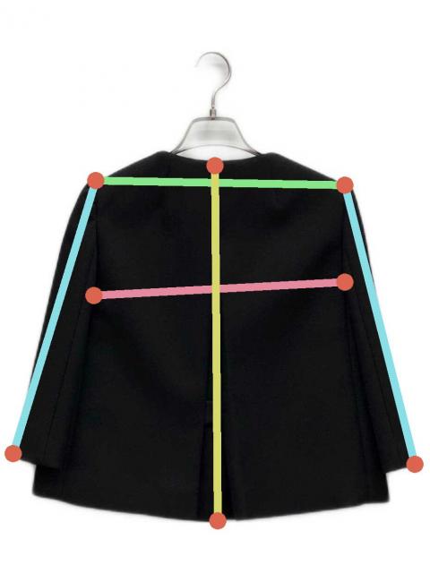 中古・古着通販】RED VALENTINO (レッドヴァレンティノ) ノーカラー