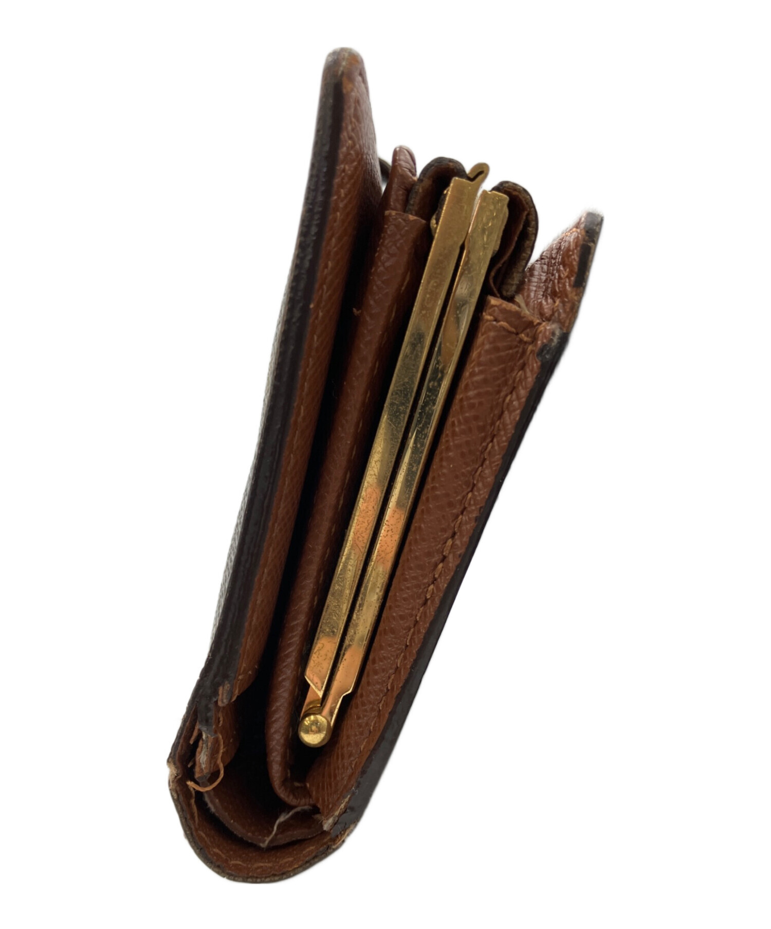 中古・古着通販】LOUIS VUITTON (ルイ ヴィトン) 2つ折り財布 ブラウン