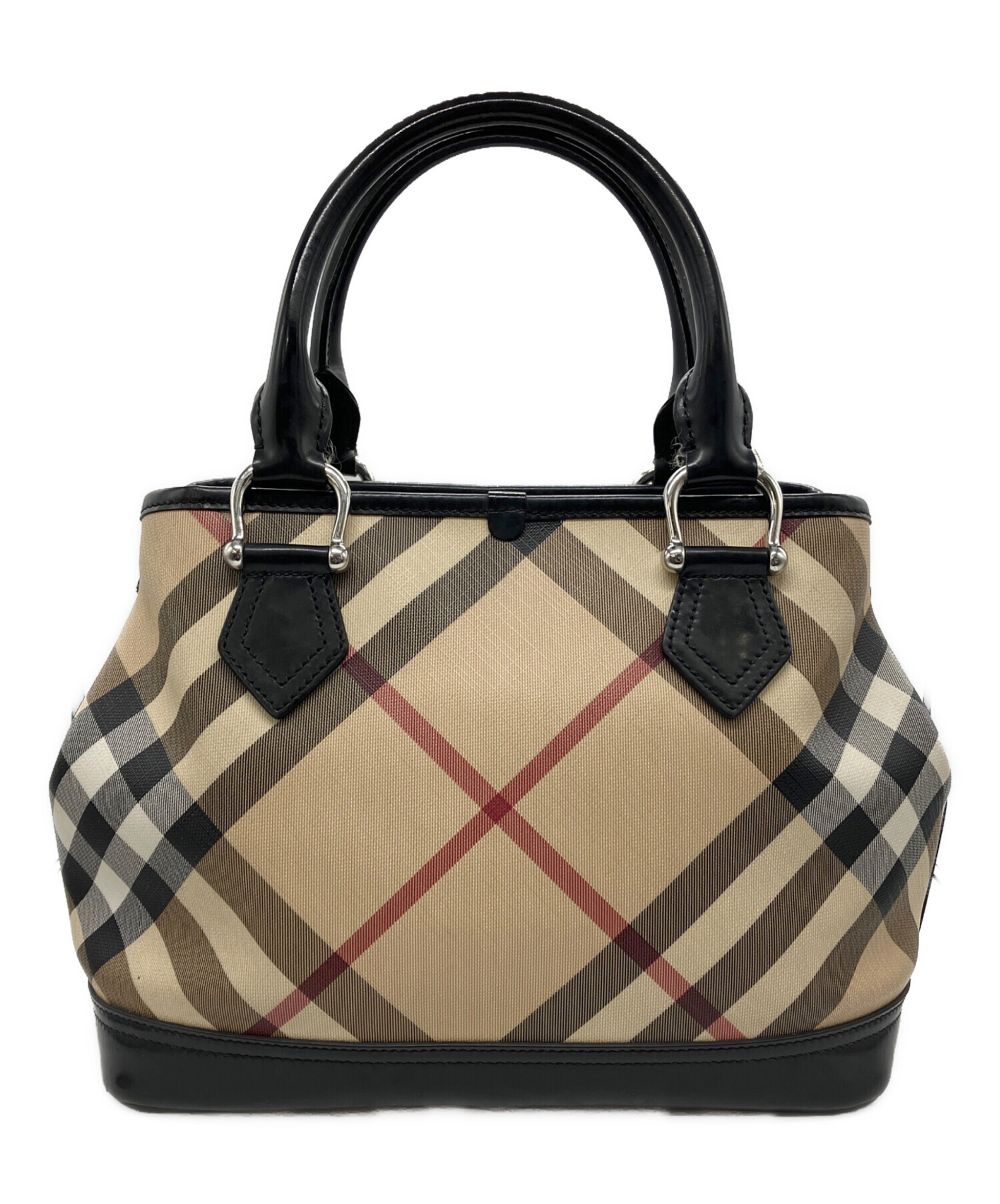Burberry ベージュ ハンドバッグ 中古・古着通販】BURBERRY (バーバリー) ハンドバッグ ベージュ