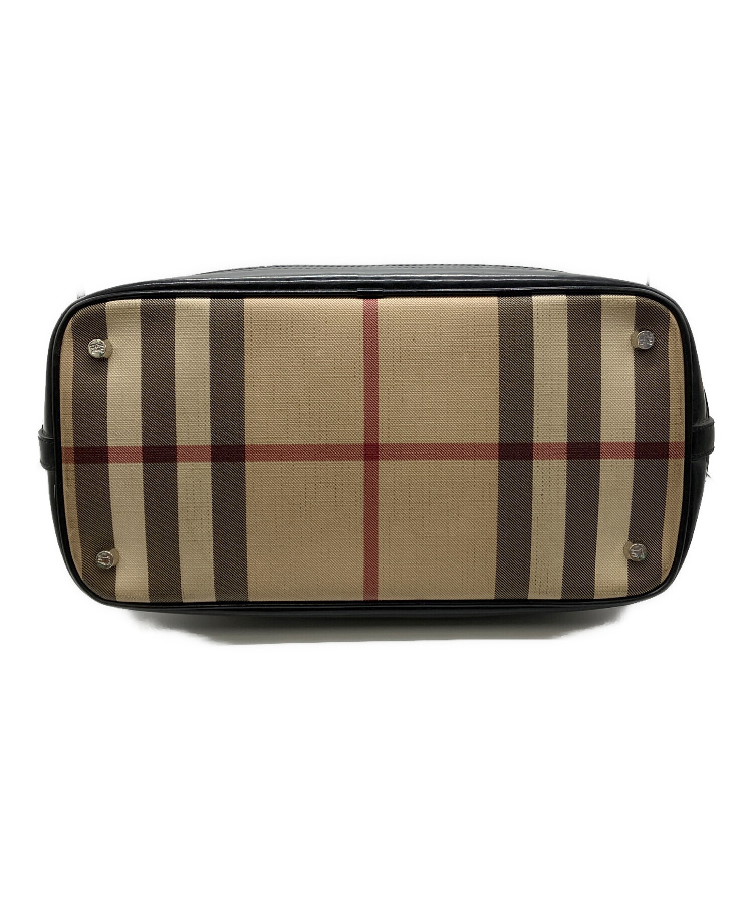 中古・古着通販】BURBERRY (バーバリー) ハンドバッグ ベージュ