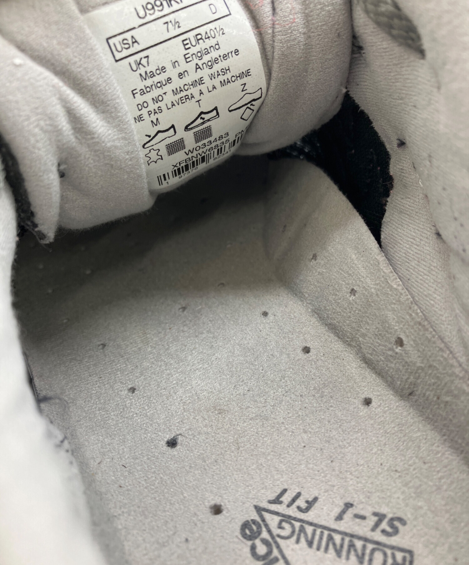 中古・古着通販】NEW BALANCE (ニューバランス) 991V2 ブラック×ピンク 