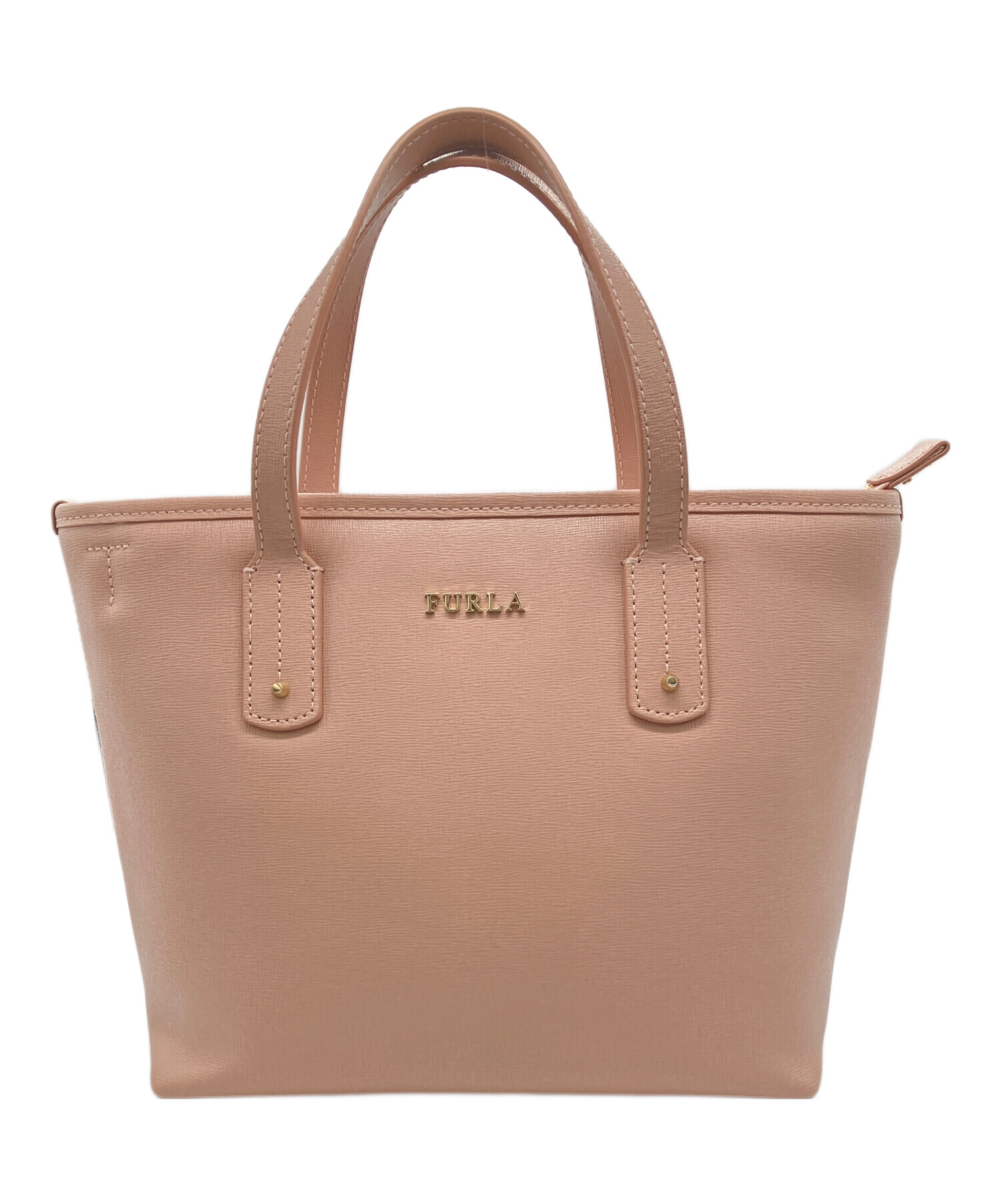 ☆超美品☆送料無料☆FURLAフルラレザー2WAYハンドバッグ☆ピンク系☆ FURLA（フルラ） FURLA 2WAYハンドバッグ レザー ピンク 斜め掛け可