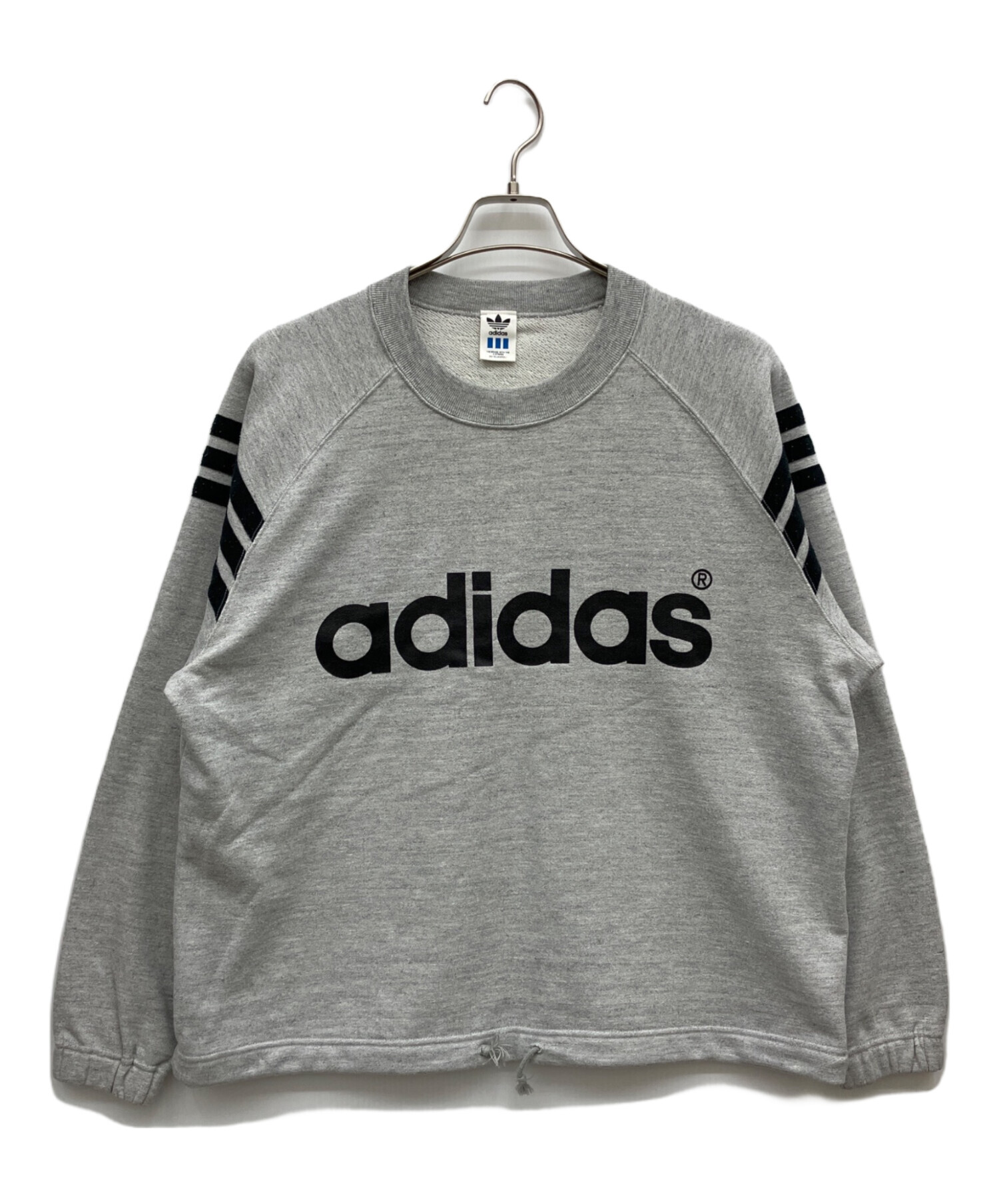 中古・古着通販】adidas (アディダス) スウェット グレー サイズ:94-5 