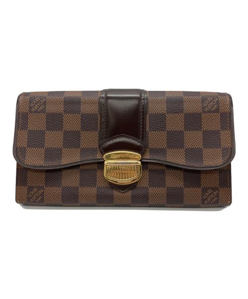 中古・古着通販】LOUIS VUITTON (ルイ ヴィトン) 2つ折り財布 ブラウン