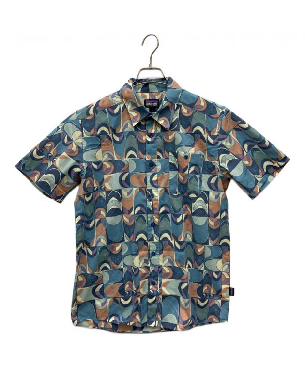 【超希少◎】patagonia　半袖シャツ　トロピカルフラッツ　08年製　古着 中古・古着通販】Patagonia (パタゴニア) 半袖シャツ ブルー サイズ:S
