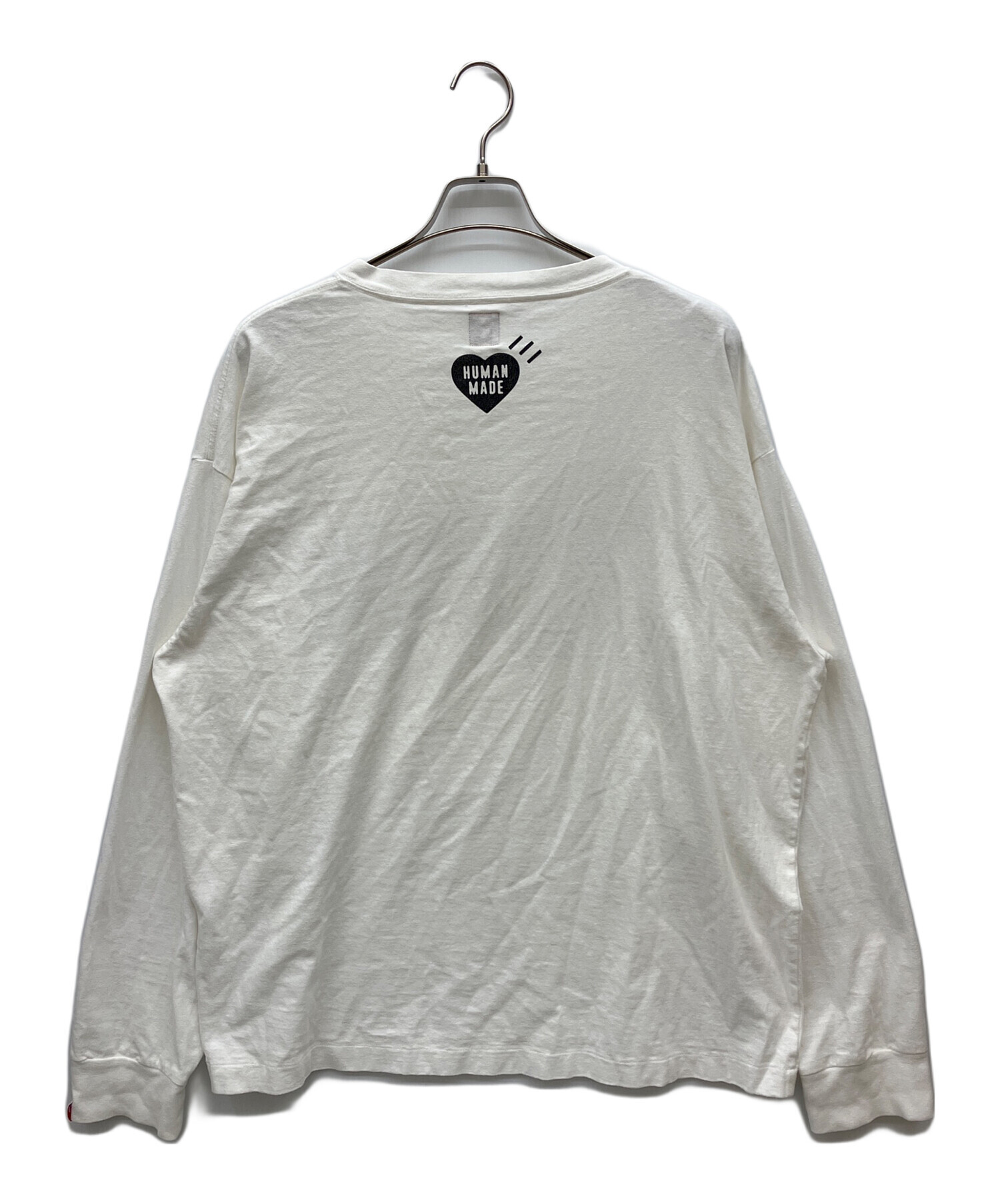 ヒューマンメイド長袖カットソーMサイズ 中古・古着通販】HUMAN MADE (ヒューマンメイド) 長袖カットソー
