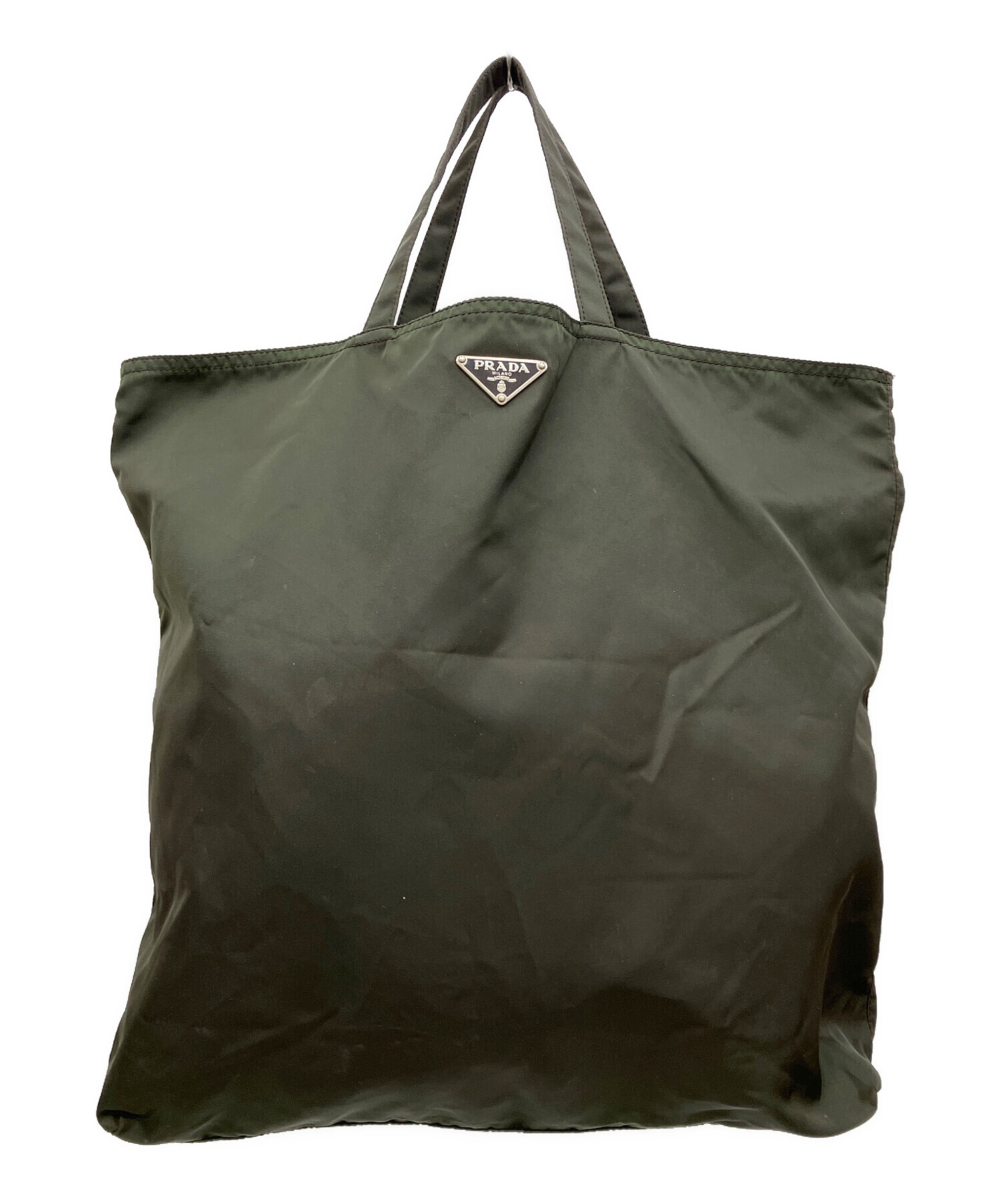 中古・古着通販】PRADA (プラダ) ナイロントートバッグ グリーン