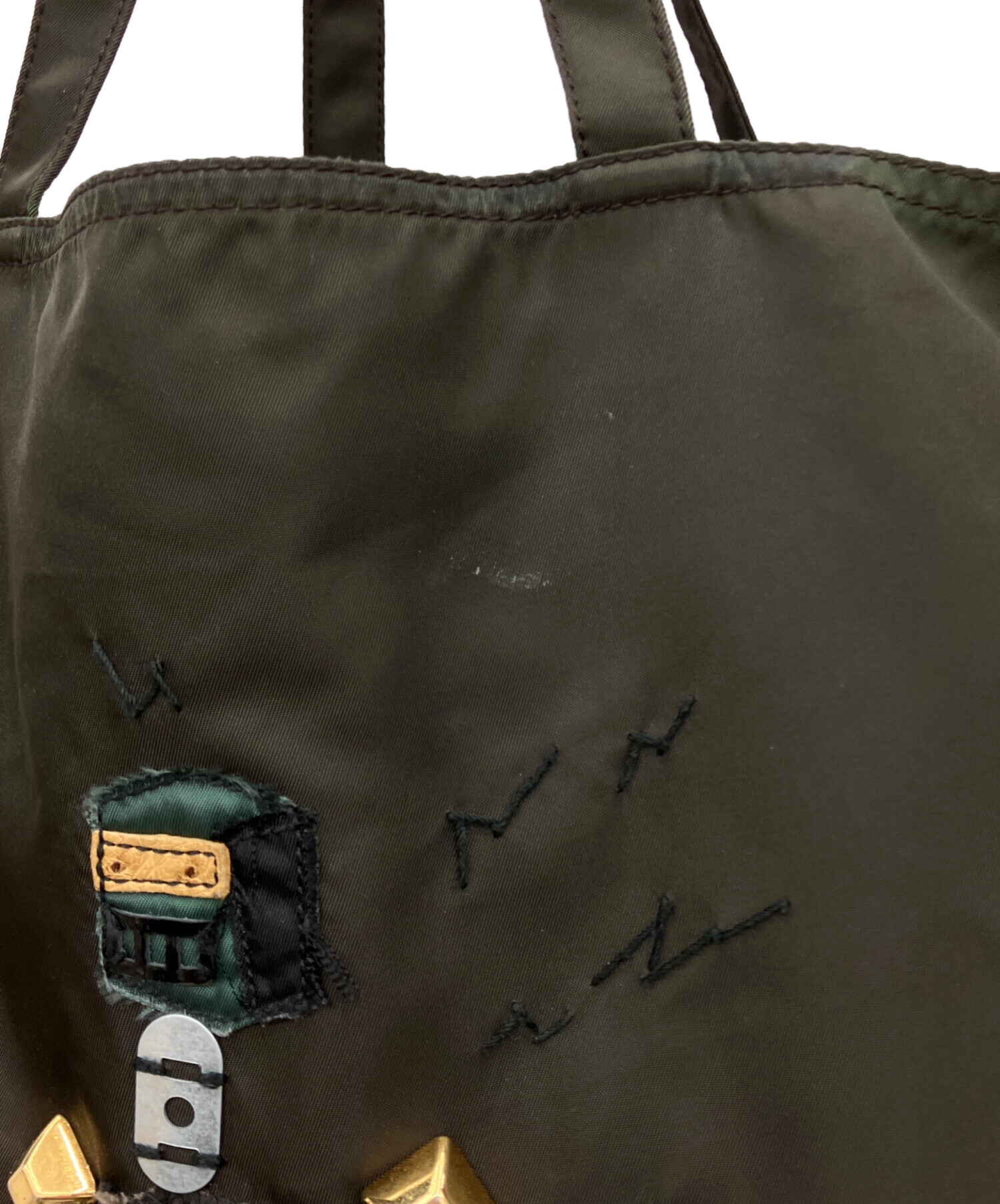 中古・古着通販】PRADA (プラダ) ナイロントートバッグ グリーン