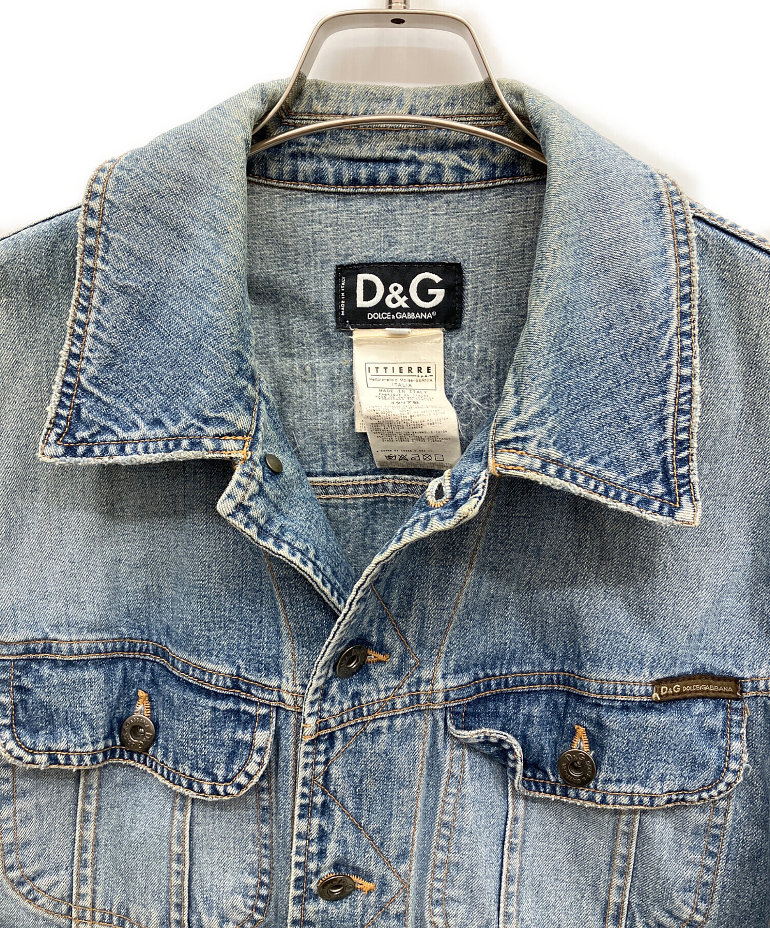 希少 DOLCE&GABBANA　カルガンゴートデニムジャケット　44サイズ 中古・古着通販】DOLCE & GABBANA (ドルチェ＆ガッバーナ) デニム